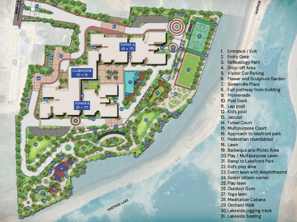 Prestige Somerville master plan