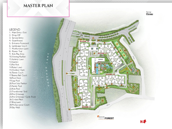 Prestige Raintree Park Masterplan