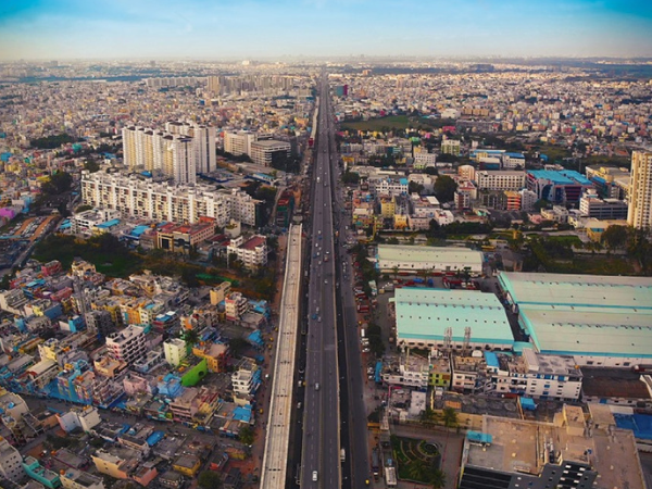 Sobha Infinia main road view